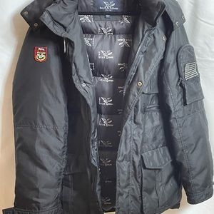 Black Triple F.A.T Goose jacket